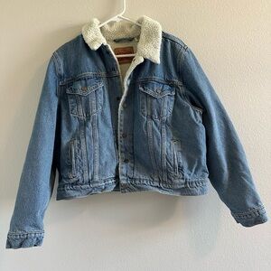 Levi's Denim Sherpa Jacket